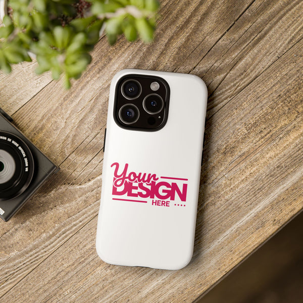 Customizable Tough Phone Case – Personalized Protective Cover with Name or Photo, Shockproof Case for iPhone & Samsung, Durable Gift Idea