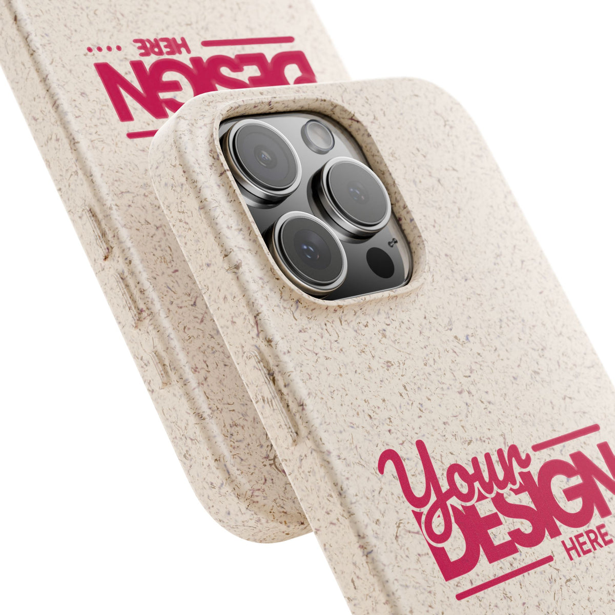 Biodegradable Phone Case – Eco-Friendly Custom Design Cover, Personalized Sustainable Protective Case for iPhone