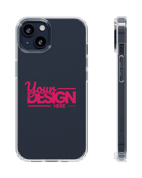 Customizable Clear Impact Resistant iPhone Case With Name Or Photo