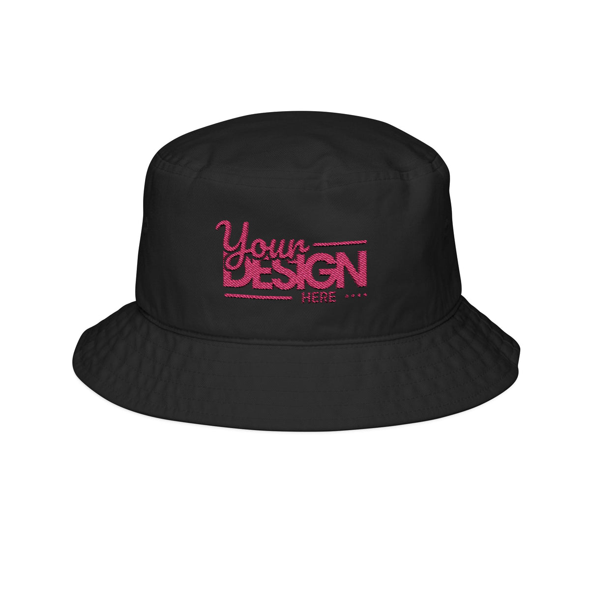 Custom Embroidered Bucket Hat – Personalized Cotton Twill Summer Hat, Vintage Low-Profile Sun Cap for Men & Women