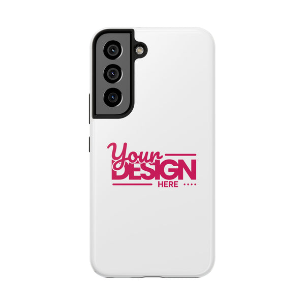 Personalized Tough Phone Case – Custom Name or Photo Protective Cover, Shock-Absorbent Durable Case for iPhone, Unique Gift Idea