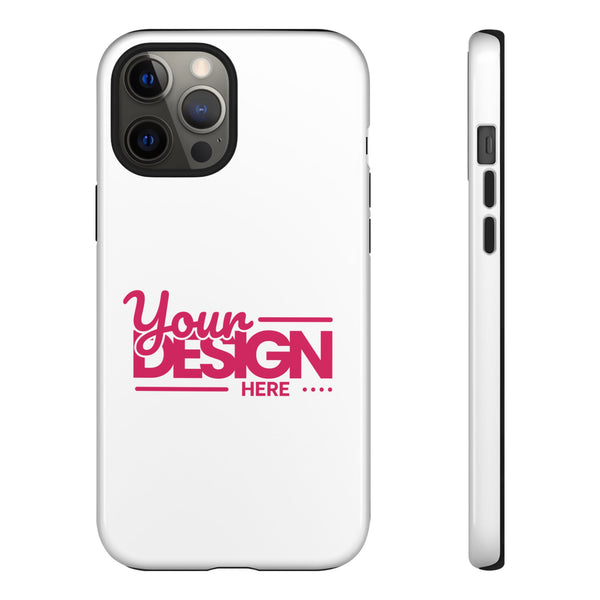 Customizable Tough Phone Case – Personalized Protective Cover with Name or Photo, Shockproof Case for iPhone & Samsung, Durable Gift Idea