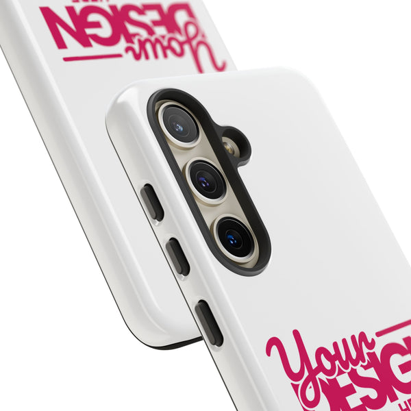 Customizable Tough Phone Case – Personalized Protective Cover with Name or Photo, Shockproof Case for Samsung Phones, Durable Gift Idea
