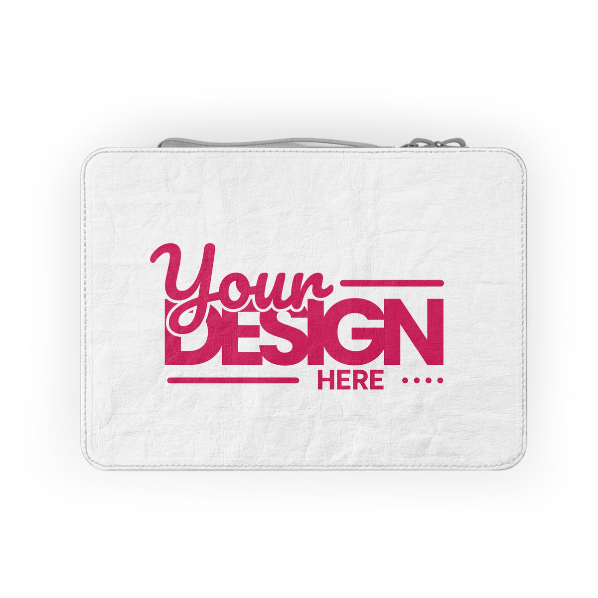 Custom Paper Lunch Bag – Personalized Eco-Friendly Bento Tote with ‘Your Design Here’, Reusable Kraft Brown Lunch Sack for Work or School