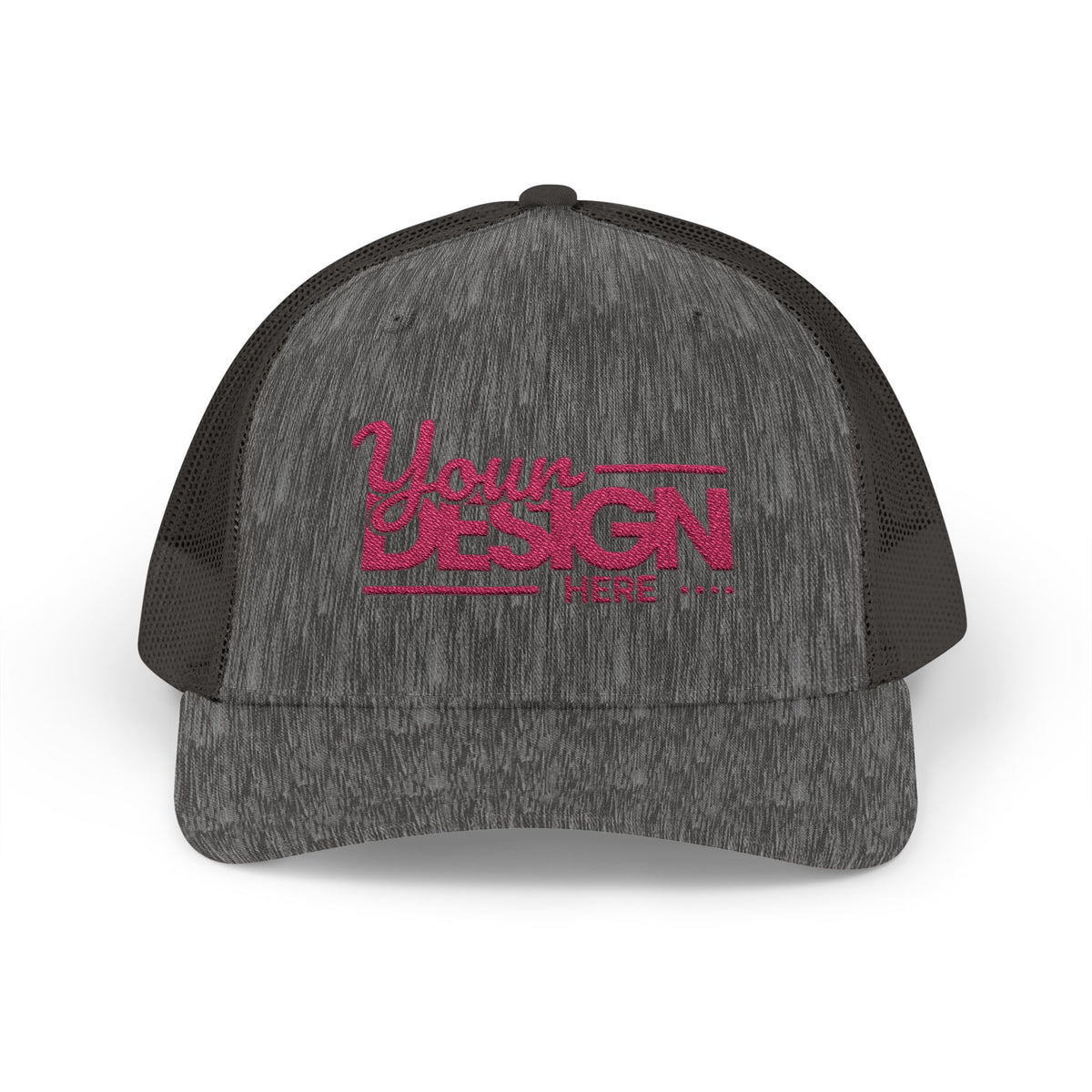 Sparkle Mesh Trucker Cap – Custom ‘Your Design Here’ Embroidered Snapback, Personalized Glitter Hat for Women & Events