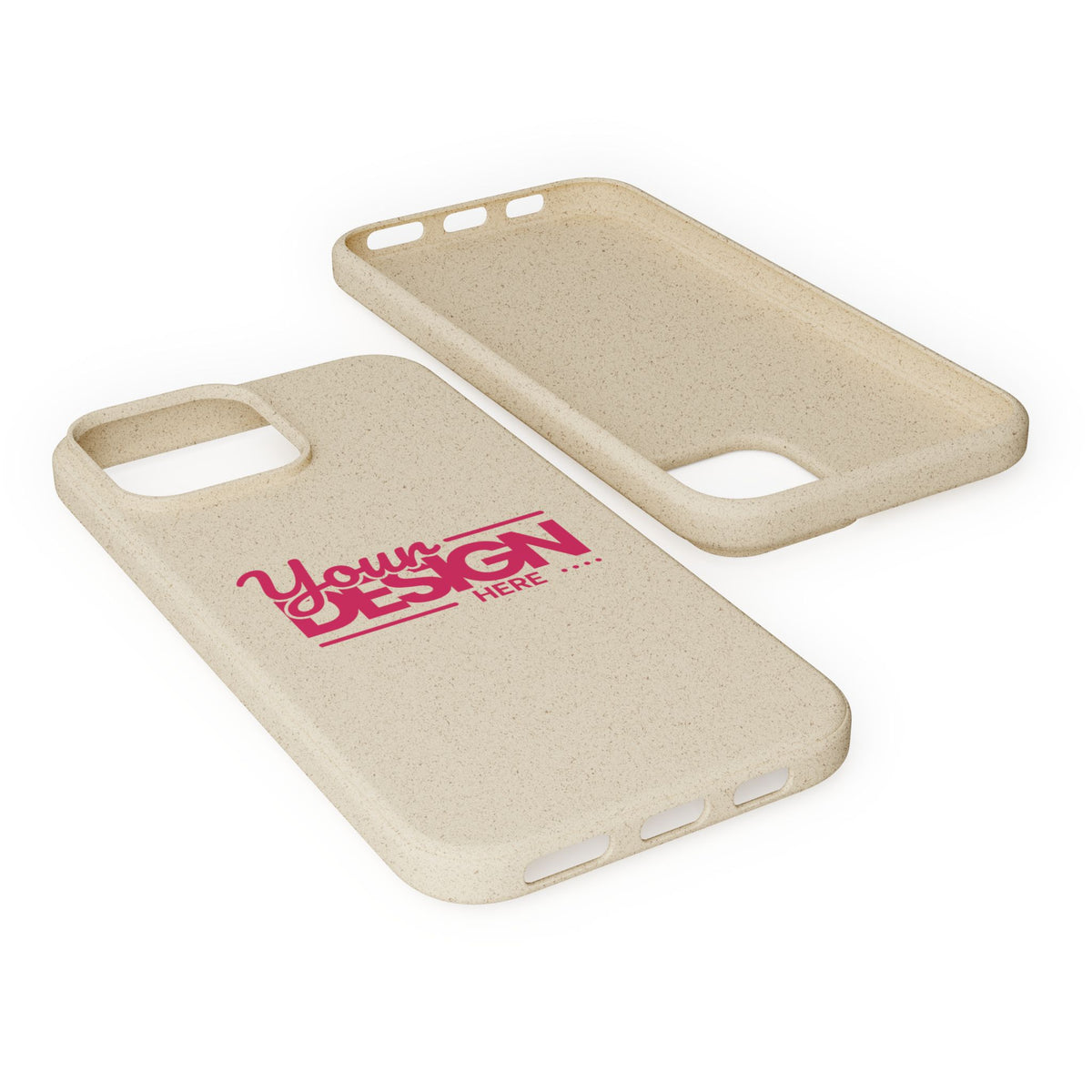 Biodegradable Phone Case – Eco-Friendly Custom Design Cover, Personalized Sustainable Protective Case for iPhone