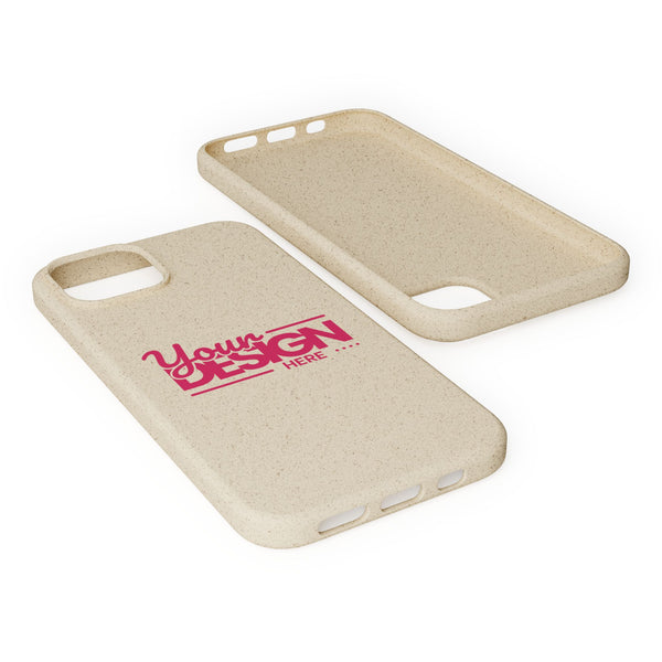 Biodegradable Phone Case – Eco-Friendly Custom Design Cover, Personalized Sustainable Protective Case for iPhone