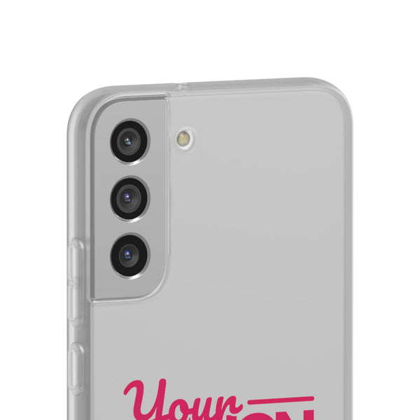 Customizable Flexi Phone Case – Personalize Your Design with Name or Photo, Flexible Protective Cover for Samsung Phones