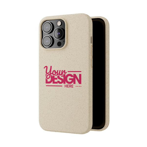 Biodegradable Phone Case – Eco-Friendly Custom Design Cover, Personalized Sustainable Protective Case for iPhone