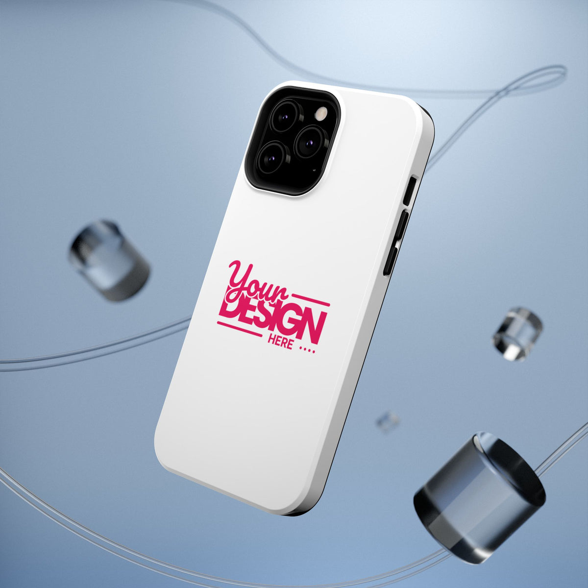 Customizable Impact-Resistant Phone Case – Personalize with Your Design, Durable Shockproof Cover for iPhone