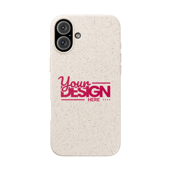 Biodegradable Phone Case – Eco-Friendly Custom Design Cover, Personalized Sustainable Protective Case for iPhone
