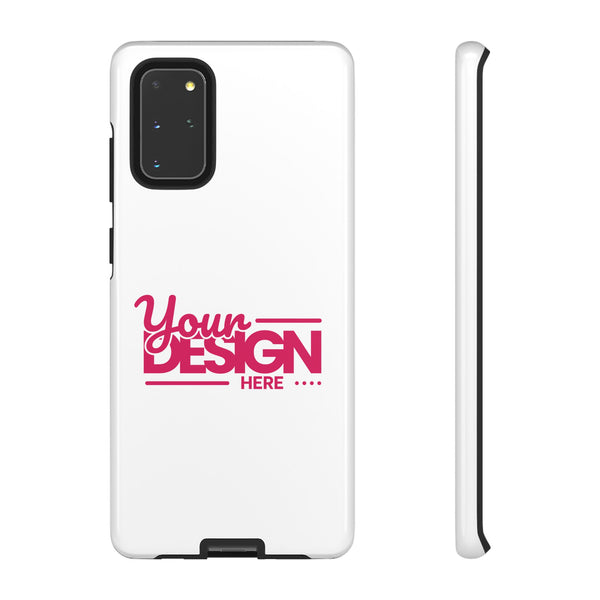 Customizable Tough Phone Case – Personalized Protective Cover with Name or Photo, Shockproof Case for Samsung Phones, Durable Gift Idea