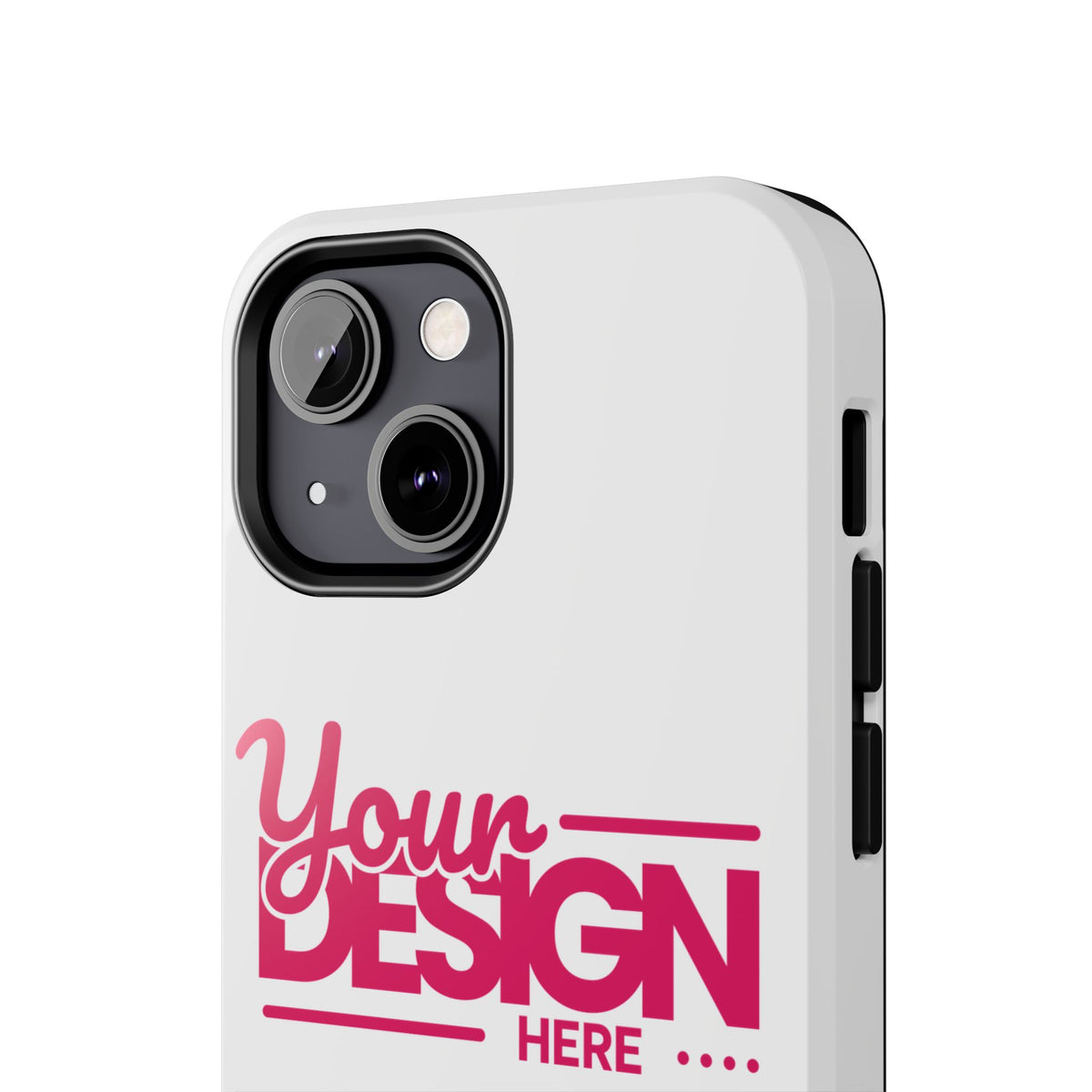 Personalized Tough Phone Case – Custom Name or Photo Protective Cover, Shock-Absorbent Durable Case for iPhone, Unique Gift Idea