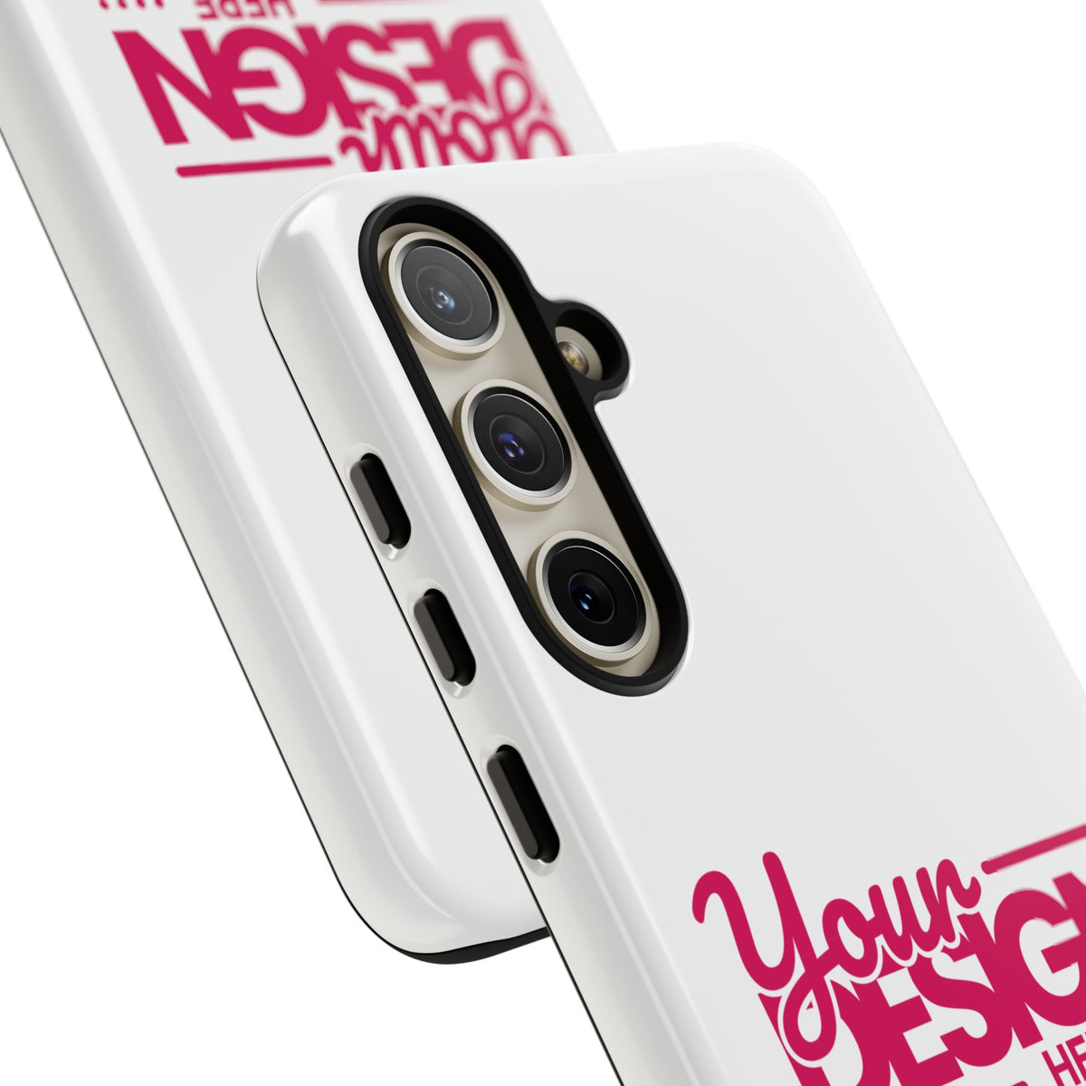 Customizable Tough Phone Case – Personalized Protective Cover with Name or Photo, Shockproof Case for Samsung Phones, Durable Gift Idea