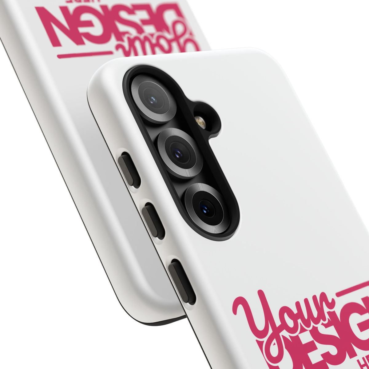 Customizable Tough Phone Case – Personalized Protective Cover with Name or Photo, Shockproof Case for Samsung Phones, Durable Gift Idea