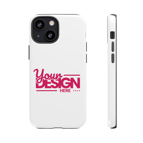 Customizable Tough Phone Case – Personalized Protective Cover with Name or Photo, Shockproof Case for iPhone & Samsung, Durable Gift Idea