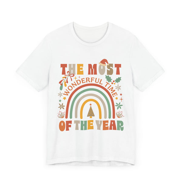 The Most Wonderful Time of the Year T-Shirt - Vibrant Holiday Design