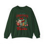 All I Want for Christmas is Books" Sweatshirt - Festive Holiday Reading Graphic Sweater for Book Lovers