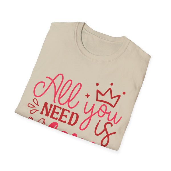 All You Need Is Love Valentine T-Shirt - Love Shirt - Heart Graphic Valentine's Tee