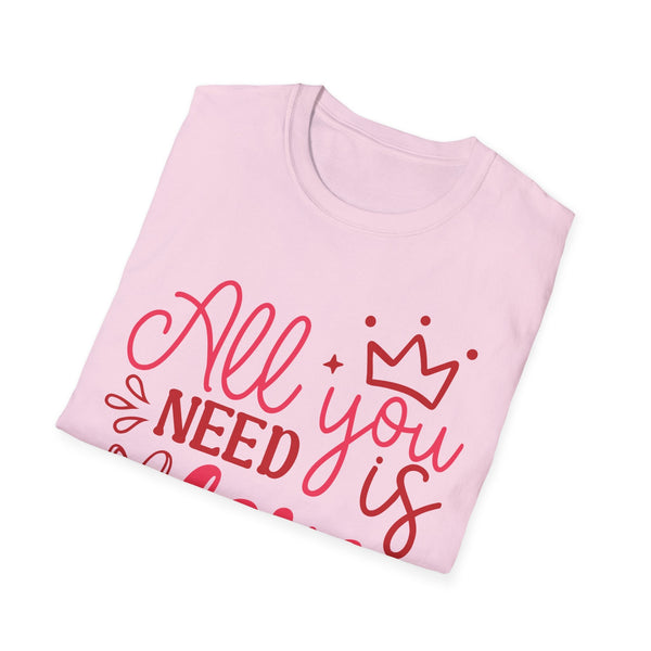 All You Need Is Love Valentine T-Shirt - Love Shirt - Heart Graphic Valentine's Tee