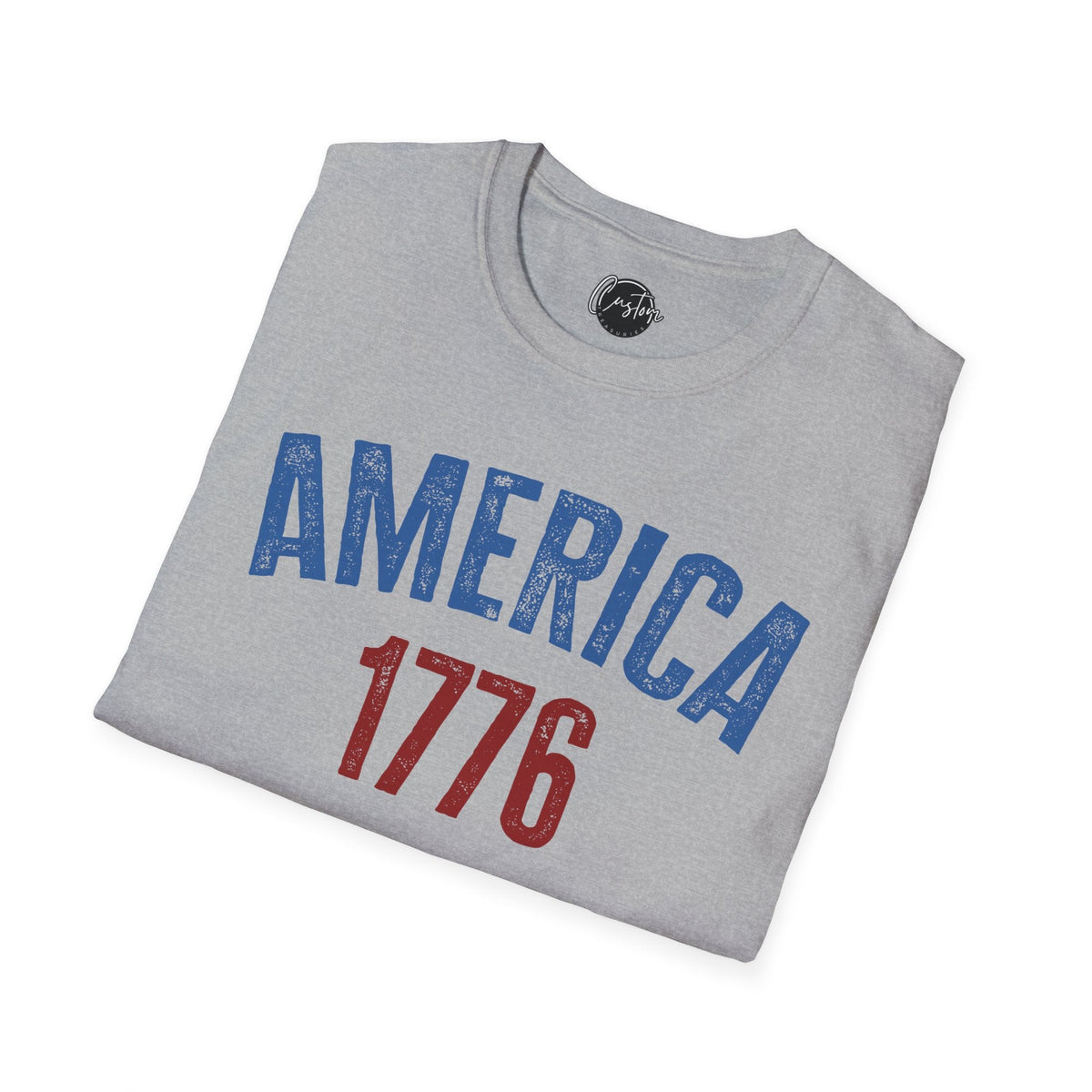 America 1776 - 4th of July shirt, USA flag shirt, Red white blue tee, Patriotic - t-shirt, American pride tee