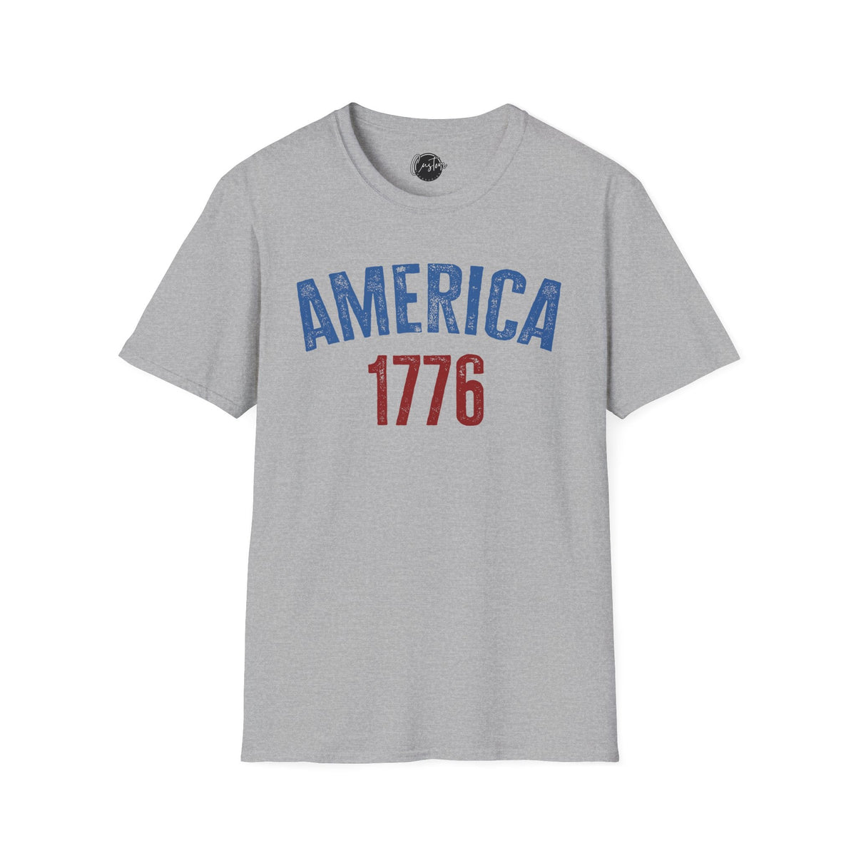 America 1776 - 4th of July shirt, USA flag shirt, Red white blue tee, Patriotic - t-shirt, American pride tee