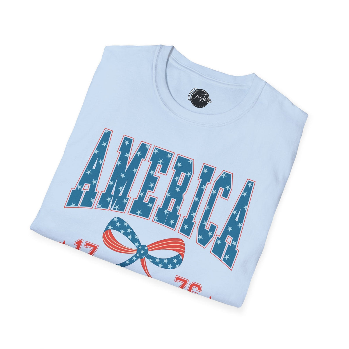 America 1776 Land of The FREE - 4th of July shirt, USA flag shirt, Red white blue tee, Patriotic - t-shirt, American