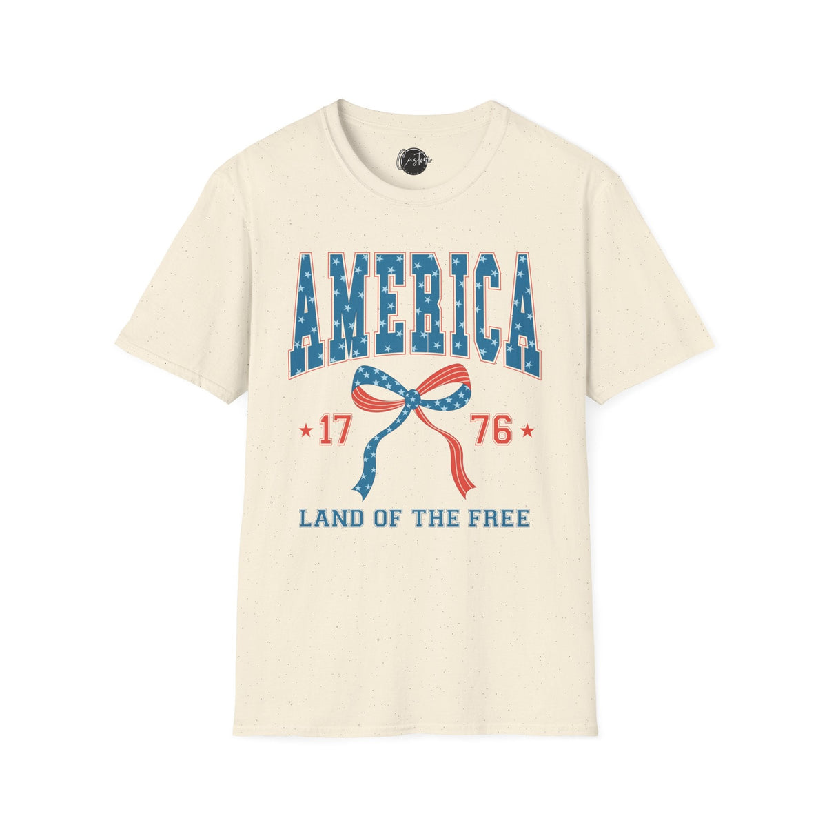 America 1776 Land of The FREE - 4th of July shirt, USA flag shirt, Red white blue tee, Patriotic - t-shirt, American pride tee