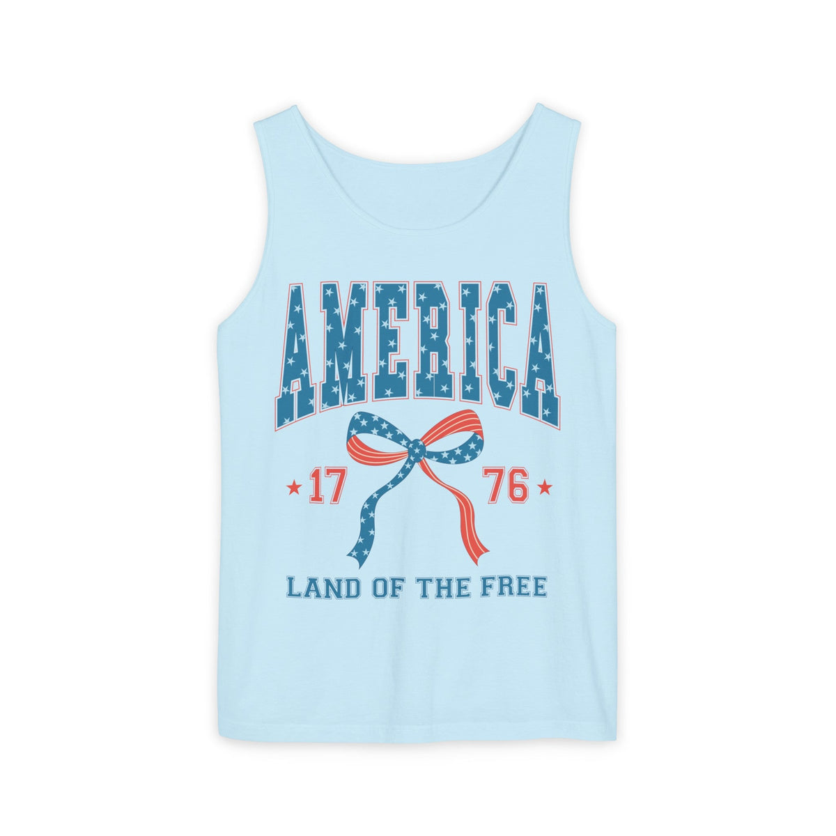 America 1776 Land of the Free Unisex Garment-Dyed Tank Top