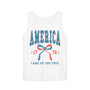 America 1776 Land of the Free Unisex Garment-Dyed Tank Top