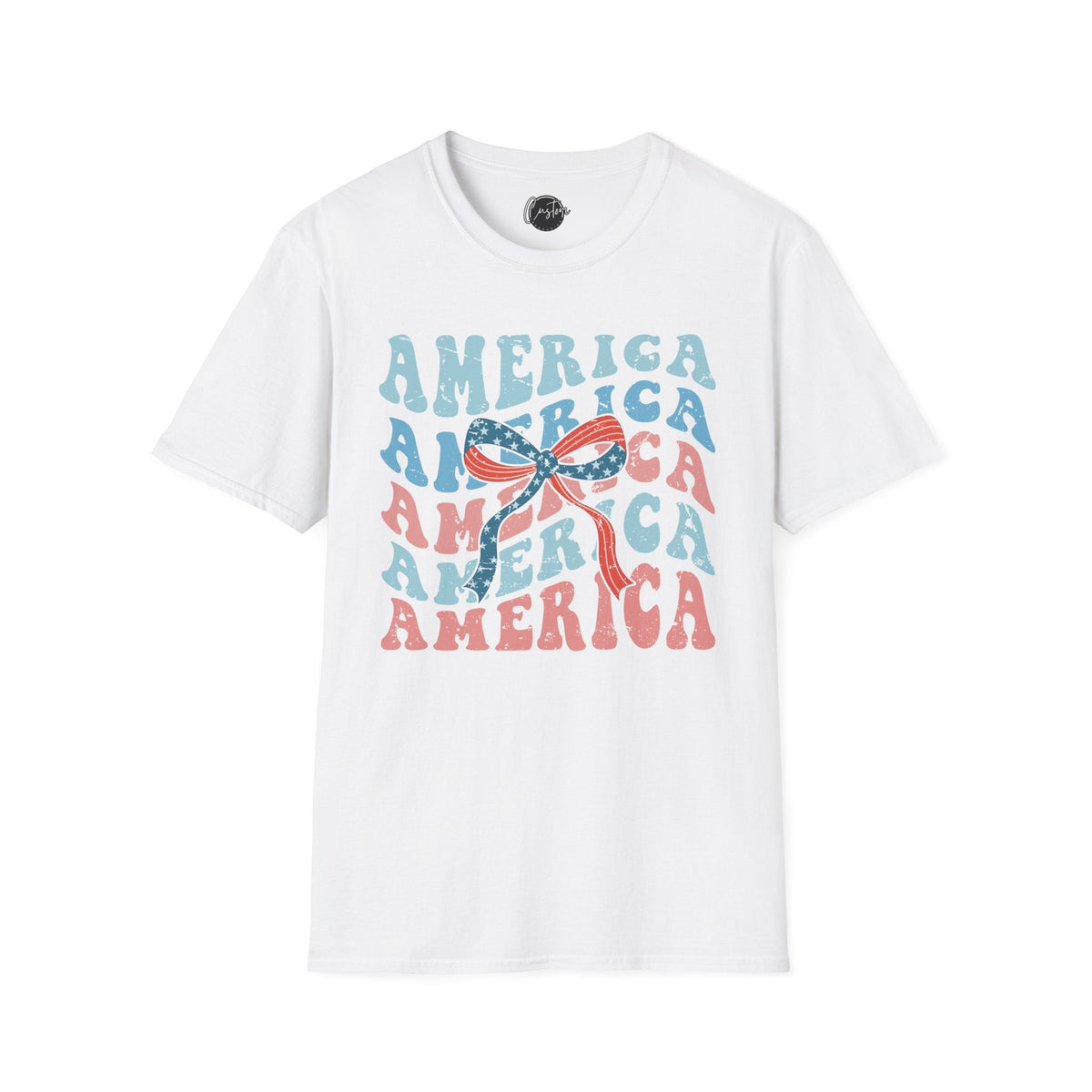 America 2 - 4th of July shirt, USA flag shirt, Red white blue tee, Patriotic - t-shirt, American pride tee