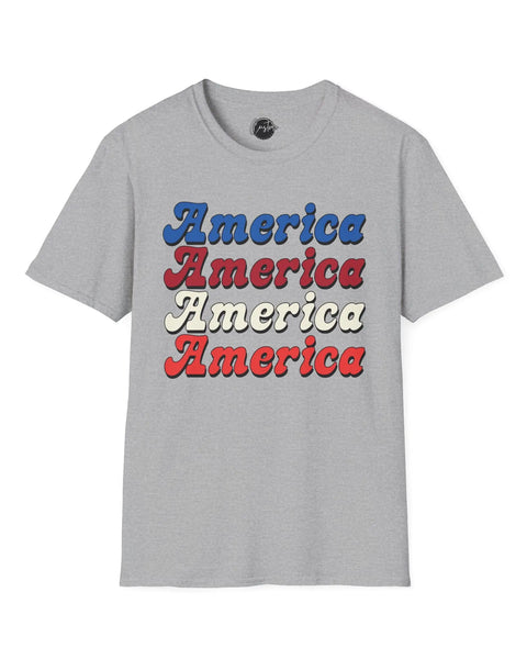 America Fourth Of July Shirt USA Flag Tee Patriotic T Shirt