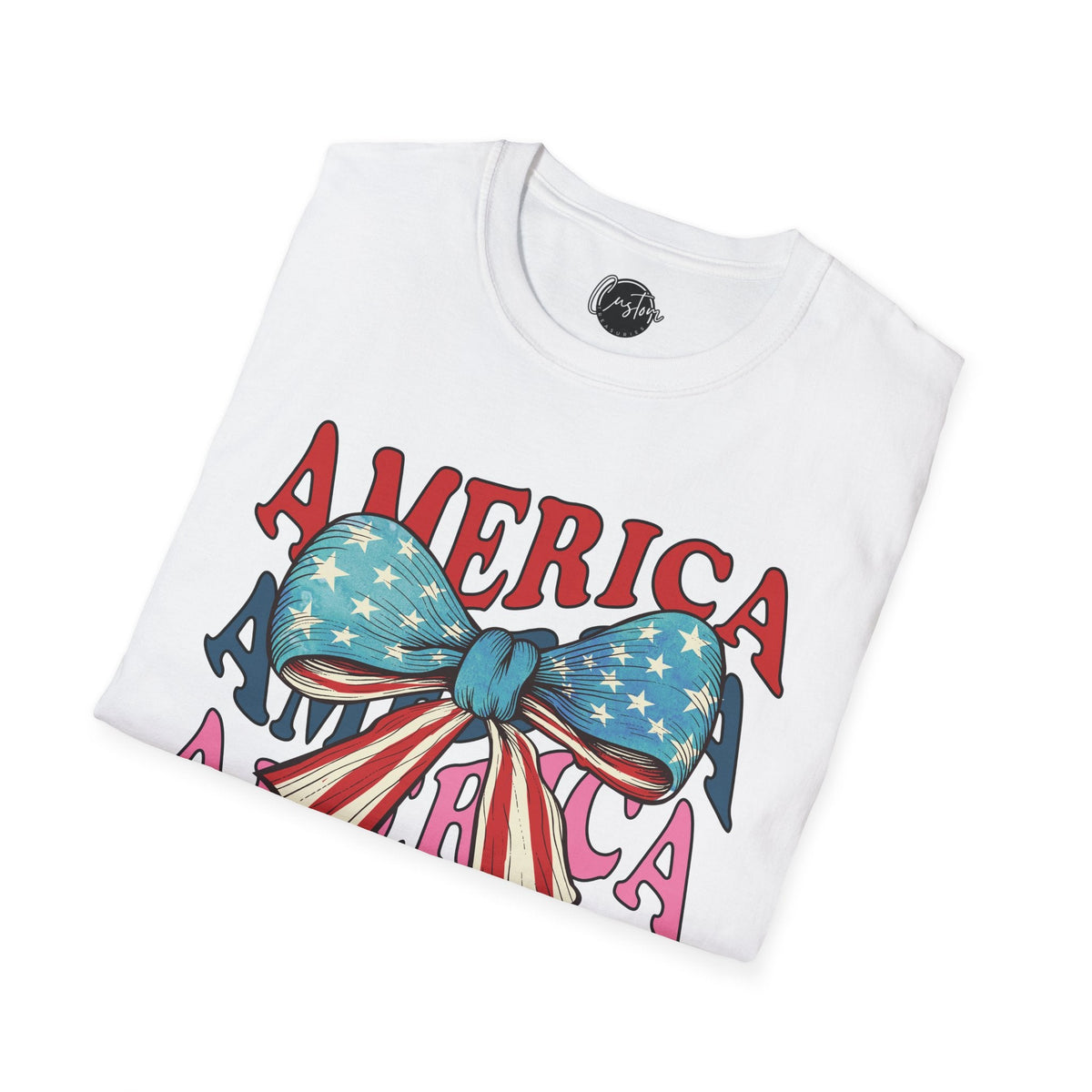 America July 4th - 4th of July shirt, USA flag shirt, Red white blue tee, Patriotic - t-shirt, American pride tee