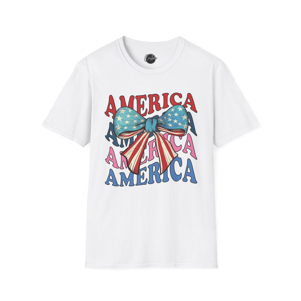 America July 4th - 4th of July shirt, USA flag shirt, Red white blue tee, Patriotic - t-shirt, American pride tee