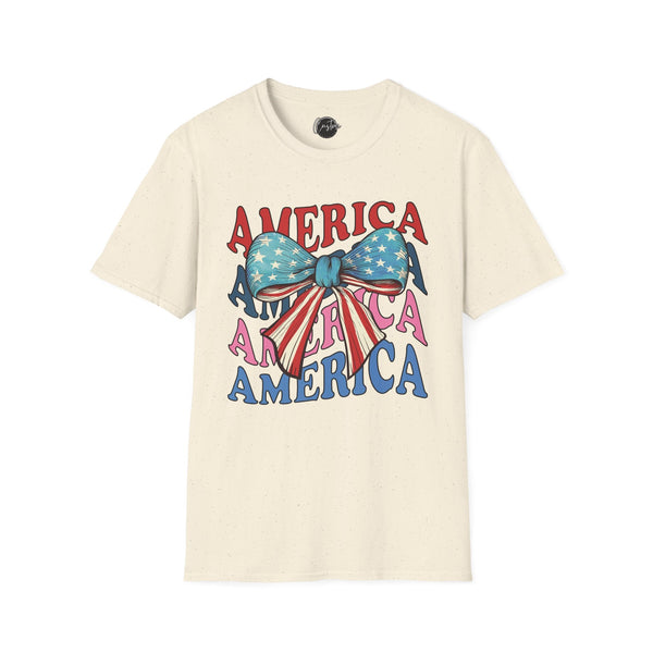 America July 4th - 4th of July shirt, USA flag shirt, Red white blue tee, Patriotic - t-shirt, American pride tee