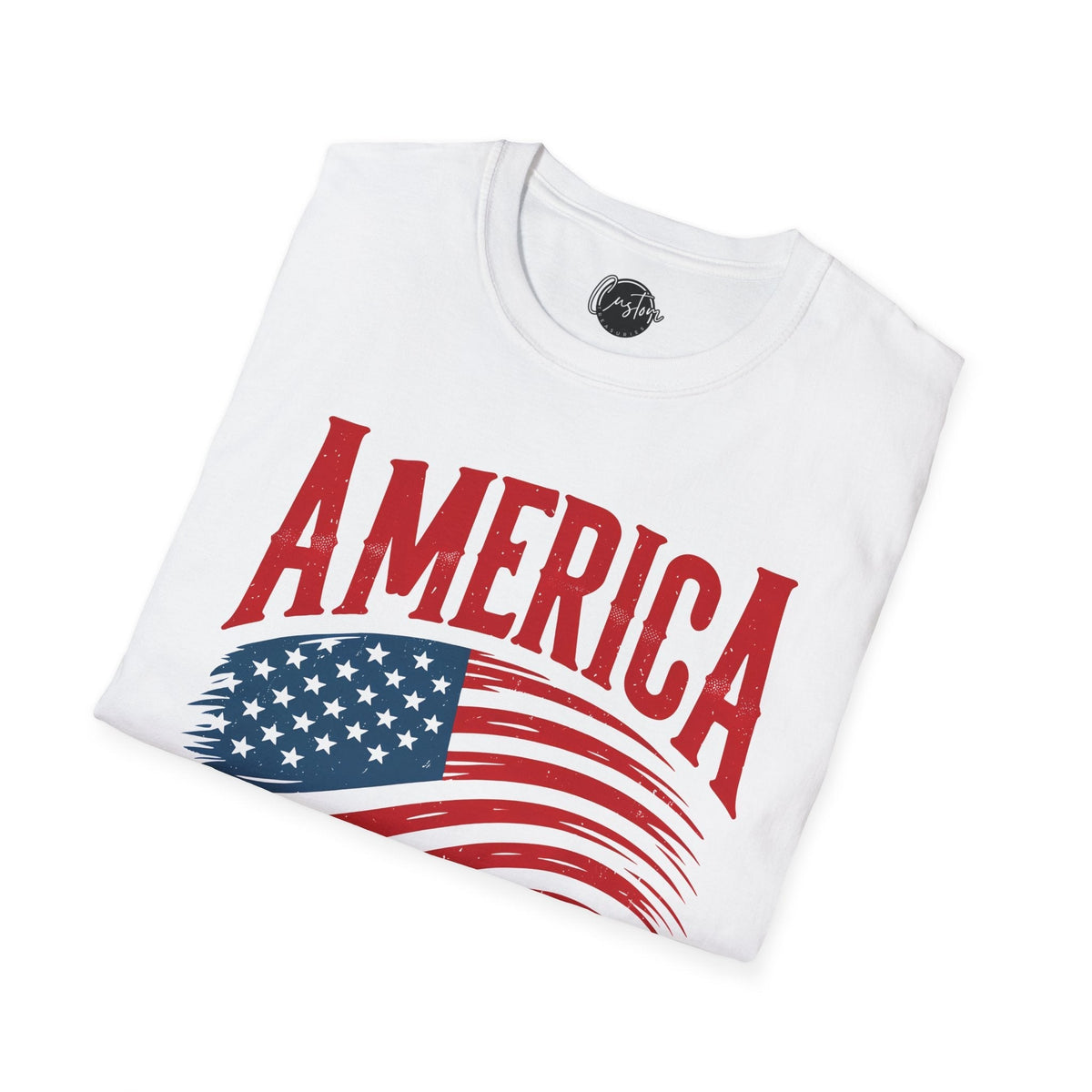 America Land of the Free - 4th of July shirt, USA flag shirt, Red white blue tee, Patriotic - t-shirt, American pride