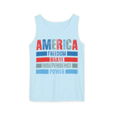 America Unisex Garment-Dyed Tank Top