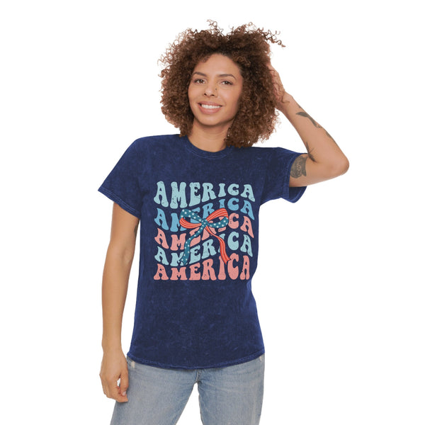 America Unisex Mineral Wash T-Shirt