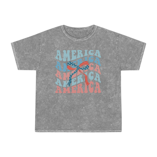 America Unisex Mineral Wash T-Shirt