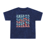 America Unisex Mineral Wash T-Shirt