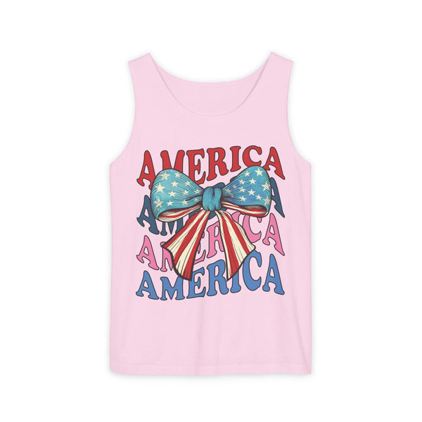 America july 4th Designs Unisex Garment-Dyed Tank Top