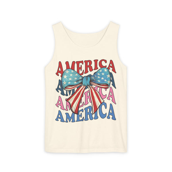 America july 4th Designs Unisex Garment-Dyed Tank Top