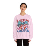 America july 4th Designs Unisex Heavy Blend™ Crewneck Sweatshirt