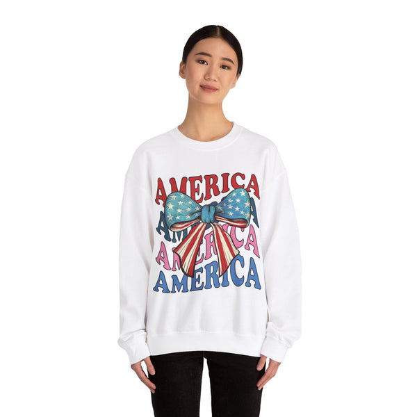 America july 4th Designs Unisex Heavy Blend™ Crewneck Sweatshirt