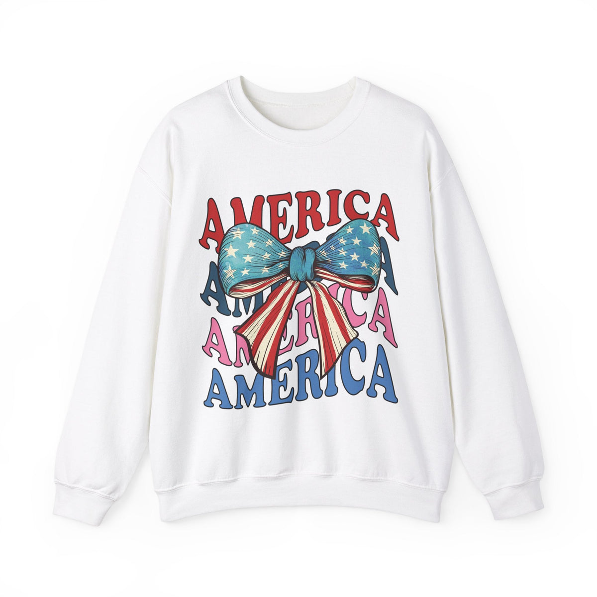 America july 4th Designs Unisex Heavy Blend™ Crewneck Sweatshirt