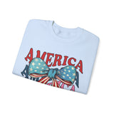 America july 4th Designs Unisex Heavy Blend™ Crewneck Sweatshirt