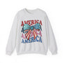 America july 4th Designs Unisex Heavy Blend™ Crewneck Sweatshirt