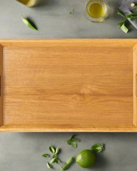 Personalized Bamboo Serving Tray With Custom Engraving For Gifts