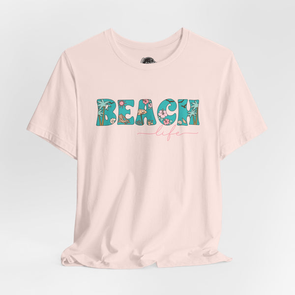 Beach Life T-Shirt - Coastal Chic Tee | Lake Life Shirt | Summer Graphic Top | Trendy Vacation Wear