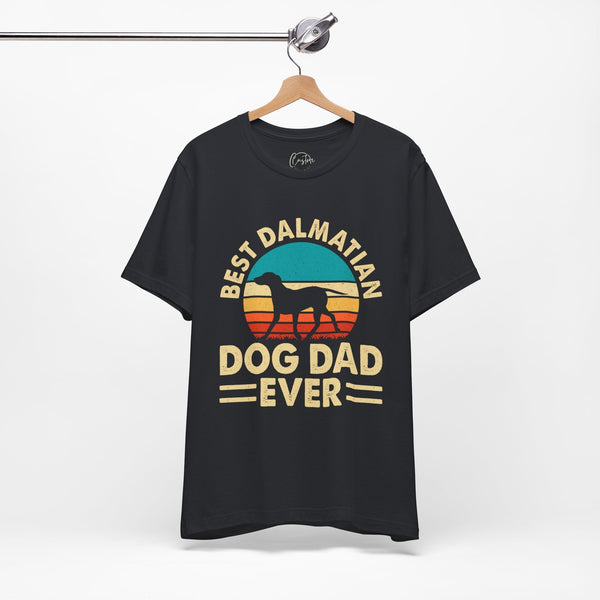 Best Dalmatian Dog Dad Ever T Shirt - Dads T-Shirt, Fathers Day Shirt, Dad Birthday Gift, Cool Gift for Dads, Gift for